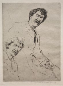 James MacNeill Whistler. by Mortimer Menpes