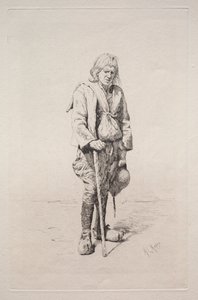 Bastonlu adam.