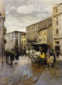 Bir Sokak Sahnesi, Milano,