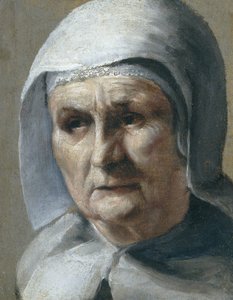 Yaşlı kadın by Moses Ter Borch