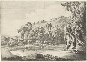 Merkür beschuldigt Battus by Moyses van Wtenbrouck