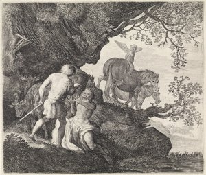 Merkür bestraft Battus by Moyses van Wtenbrouck