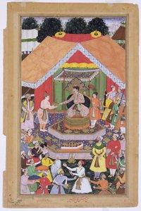 İmparator Ekber (r.1556-1605) üvey kardeşi Azim Khan tarafından Dipalpur, Pencap
