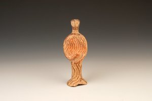 Kadın Figürü, c.1400-1370 M.Ö. pişmiş toprak by Mycenaean
