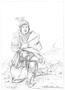 Kızılderili, Kuzey Batı Sınırı, 1841. by Myers and Co