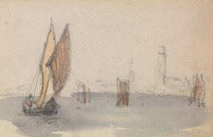 Venedik Oturumu Üzerine Üç Çalışma Grubundan Biri by Myles Birket Foster