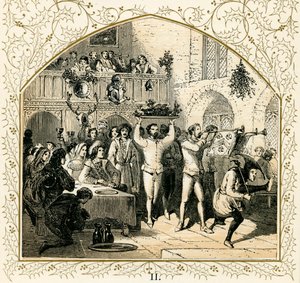 Domuzun kafasını sunmak by Myles Birket Foster