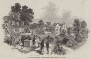 Harlow Carr Oteli ve Kükürtlü Alkali Kaplıcalar ve Hamamlar by Myles Birket Foster