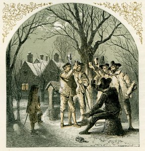 Wassailing meyve ağaçları by Myles Birket Foster