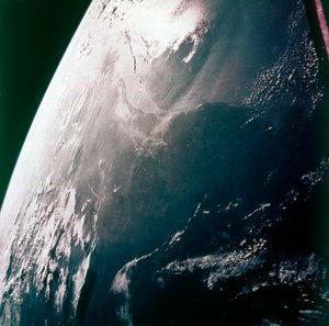 Uzaydan gelen dünya - Körfez kıyısı, Houston ve Galveston Körfezi, ABD, 1980
