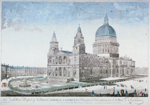 St Paul Katedrali, Londra Şehri, 1755 by NJB de Poilly