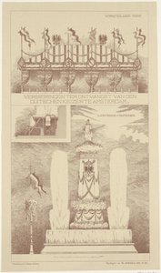 Alman imparatorunun Amsterdam ziyareti sırasındaki süslemeler, 1891 Alman İmparatoru