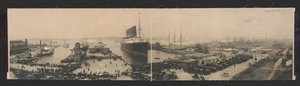 Lusitania rekor yolculuğun sonunda by N.W. Penfield