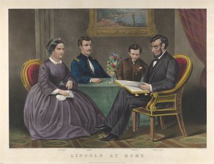 Lincoln Evde, 1867 by Nathaniel Currier