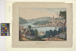 Londonberry (elle renklendirilmiş litografi) by N. and Ives J.M. (1824 95) Currier