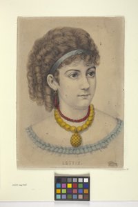 Lottie (elle renklendirilmiş litografi)