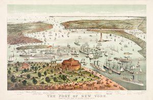 New York Limanı, Currier & Ives by Currier and Ives