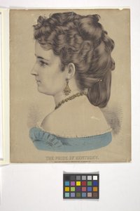 Kentucky'nin Gururu (elle boyanmış litografi)