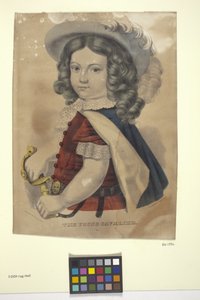 The Young Cavalier (elle boyanmış litografi)