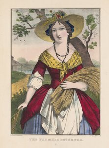 çiftçi kızı by Currier and Ives