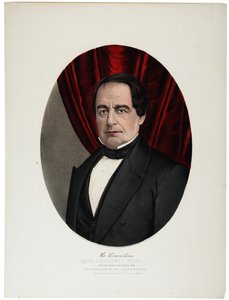 Hannibal Hamlin, 1860 by N. and Ives, J.M. Currier