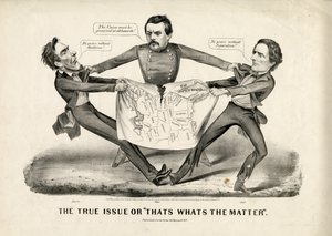 Gerçek Sorun ya da Mesele Bu, 1864 by N. and Ives, J.M. Currier