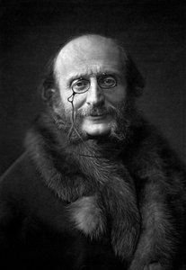 Fransız besteci Jacques Offenbach (1819-1880) c. 1876 (s/b fotoğraf) by Nadar