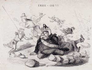 Dareneck!!! (Boyun kırılması). “La Caricature” gazetesini yayınlayan Paris