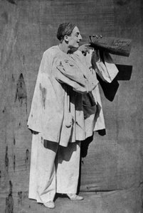 Mime Debureau : Pierrot, fotoğraf Gaspard Felix Tournachon namı diğer Nadar ve Adrien Tournachon namı diğer Nadar the Young by Nadar