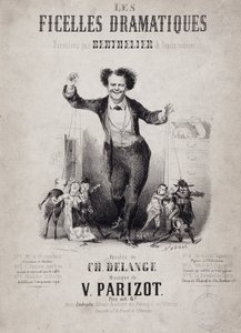 Kuklaların oğullarını tutan Jean Berthelier