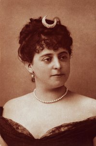 Sibyl Sanderson (1865-1903), Amerikalı soprano, fotoğraf, Felix Nadar (1820-1910) by Nadar