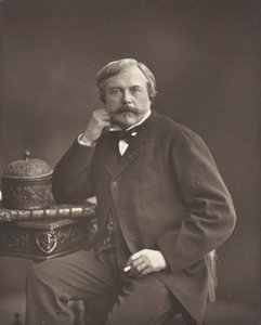 Edmond de Goncourt Fransız yazar ve eleştirmen, 1822-1896, c. 185376. by Nadar