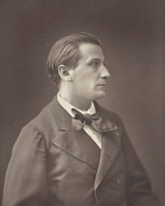 François Coppée Fransız şair ve romancı, 1842-1908, c. 1876. by Nadar