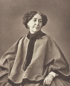 Georges Sand, Amantine Lucile Aurore Dupin, Fransız romancı, 1804-1876, 1864 doğumlu. by Nadar