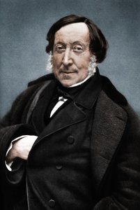 Gioachino Rossini 1792-1868, İtalyan besteci by Nadar