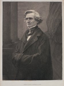 Metzmacher tarafından kazınmış Hector Berlioz (1803-69) by Nadar