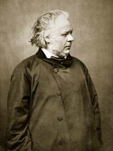 Honore Daumier (sepya fotoğraf) by Nadar