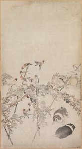 Köpek Yavruları, Serçeler ve Krizantemler, 1754-1799.