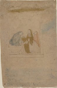 Görevlileri Olan Bir Bayan, ca. 1775-80.