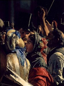 Ludovico Manin ve Nicolo Tommaseo Kurtarıldı (detay) by Napoleone Mani