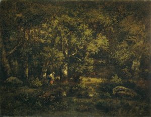 Fontainebleau Ormanı by Narcisse Virgile Diaz de la Peña