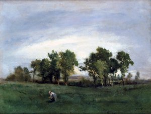 Kır Tarlasındaki Kadın, c1828-1876 by Narcisse Virgile Diaz de la Peña