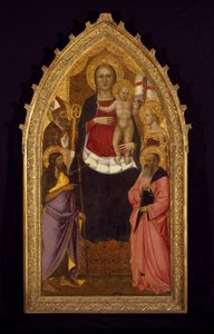Madonna ve Çocuk, Aziz Zenobius, Vaftizci Yahya, Reparata ve Evangelist Yahya ile Enthroned