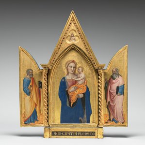 Madonna ve Çocuk, Man of Sorrows ile birlikte [orta panel]