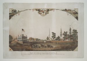 Halk meydanının görünümü, Atlanta, Ga. by Nathan B. Abbott