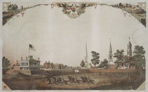 Halk meydanının görünümü, Atlanta, Georgia by Nathan B. Abbott