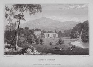 Bolton Manastırı (gravür) by Nathaniel (after) Whittock