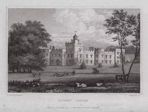 Hornby Kalesi (gravür) by Nathaniel (after) Whittock