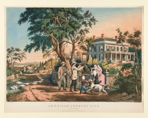 Amerikan Köy Hayatı: Ekim Öğleden Sonra by Nathaniel Currier