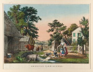 Amerikan Çiftlik Sahneleri. No.2 by Nathaniel Currier